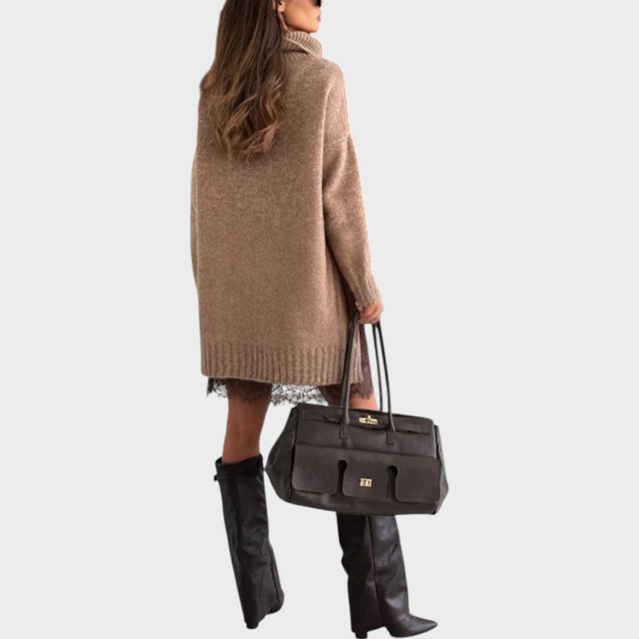 Patsy | Turtleneck Sweater Dress
