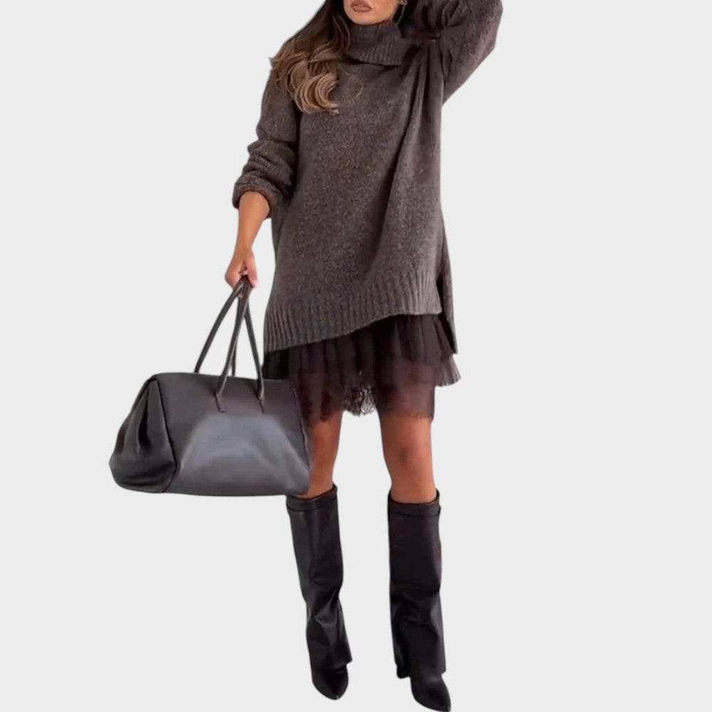 Patsy | Turtleneck Sweater Dress