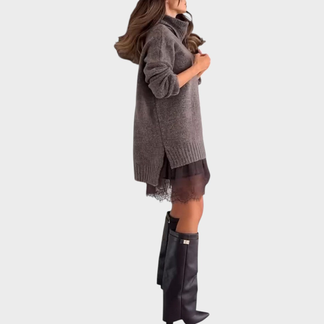 Patsy | Turtleneck Sweater Dress