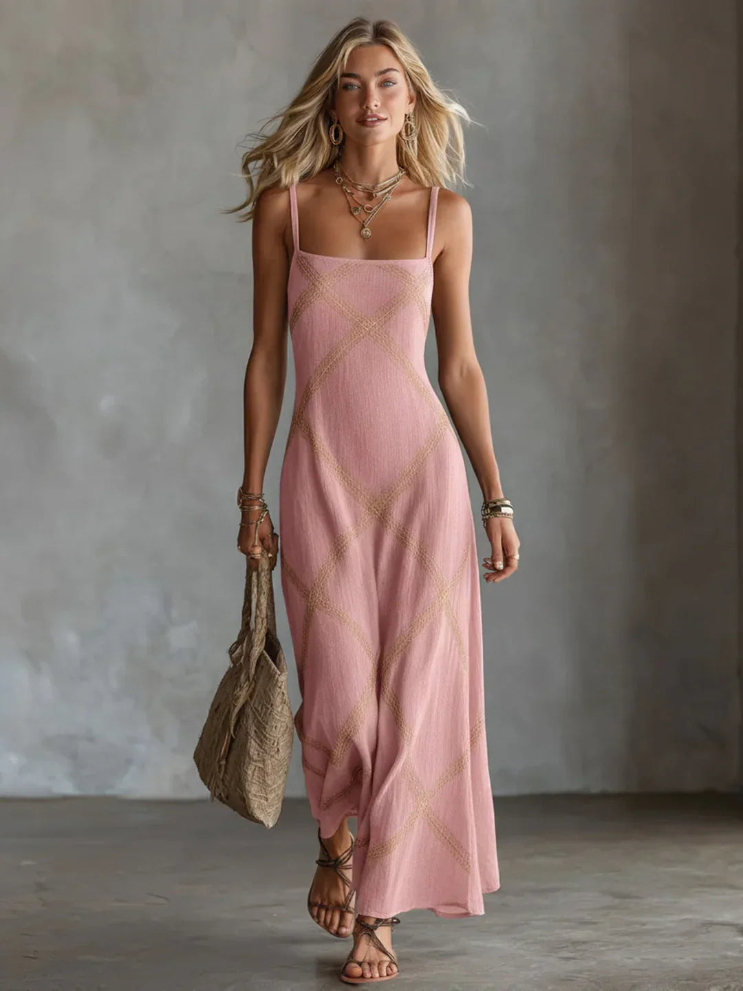 Neyra | Sleeveless Boho Maxi Dress