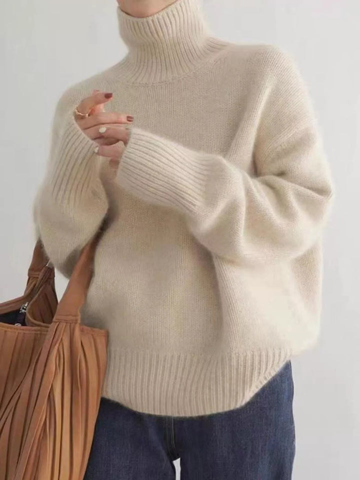 Cordelia | Turtleneck Dropped Shoulder Sweater