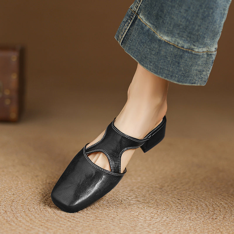 Wynne | Block-Heel Mules