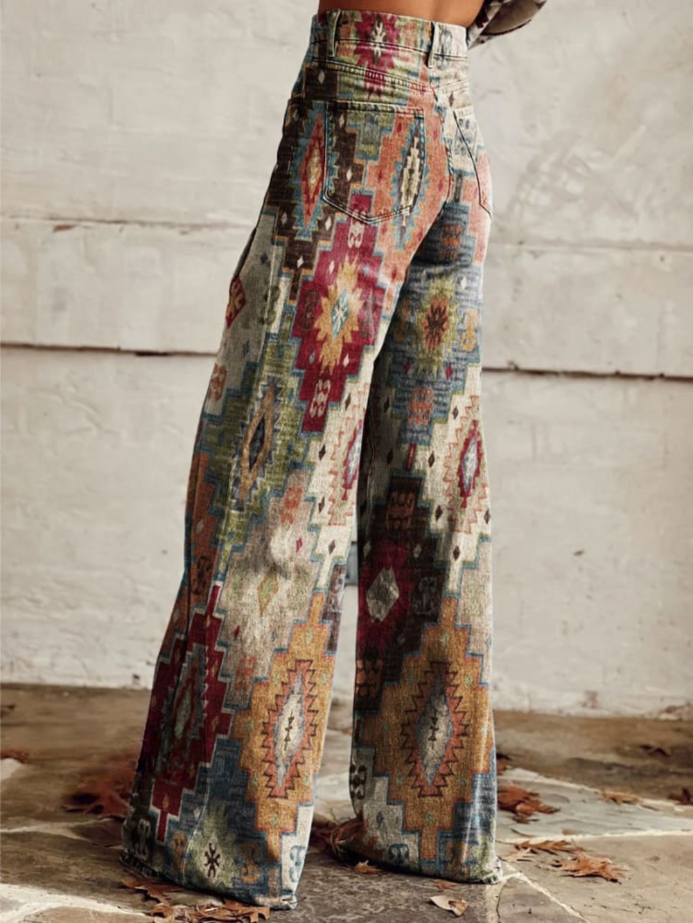 ALDINA | Vintage-Inspired Boho Baggy Trousers