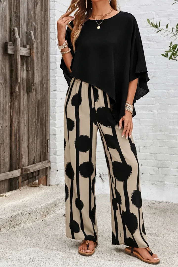 Nancy™ |  Comfortable Elastic Waist Two-Piece Set