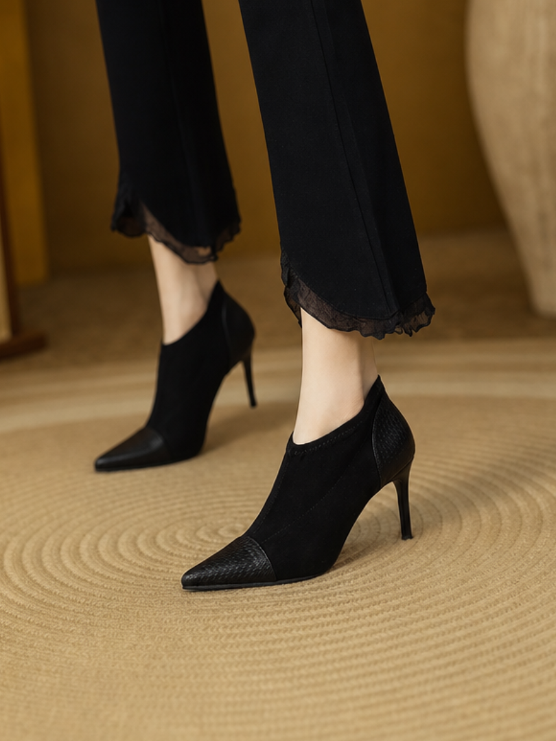 Veronica Leather Heels