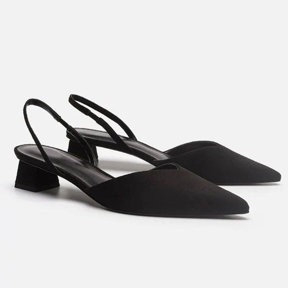 Flavia | Slingback Pumps with Low Heel