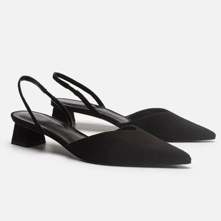 Flavia | Slingback Pumps with Low Heel