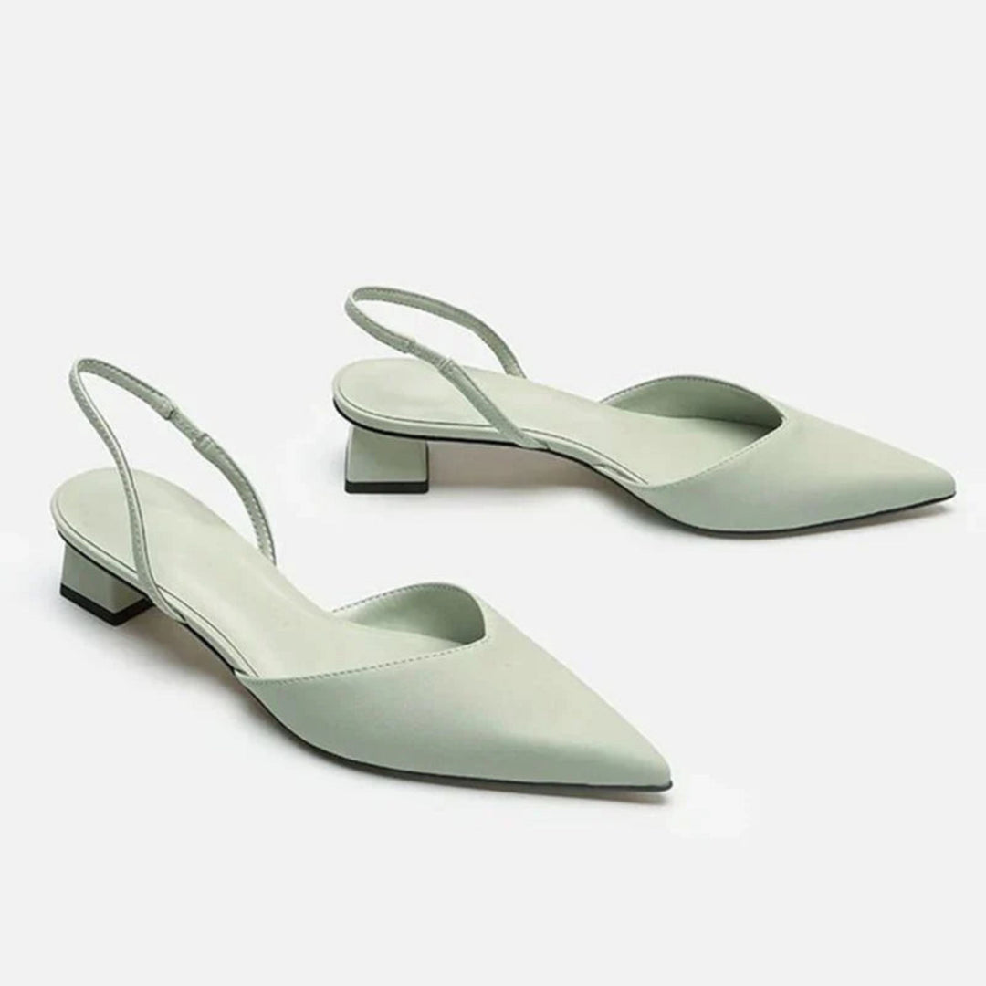 Flavia | Slingback Pumps with Low Heel