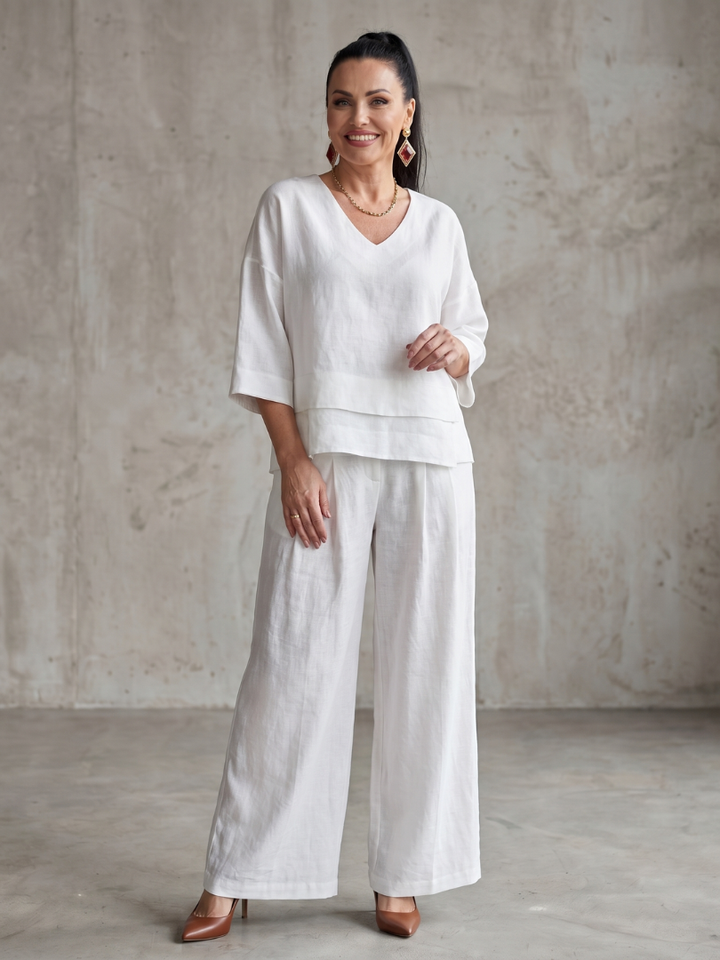 River - Layered Top Wide Leg Set