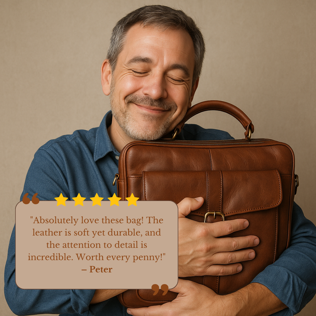 Jacob - Men's Vintage Leather Crossbody Bag