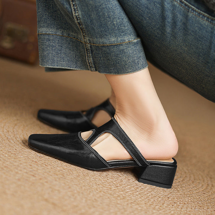 Wynne | Block-Heel Mules