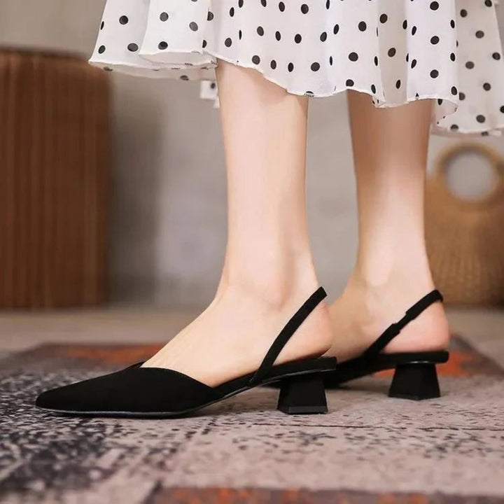 Flavia | Slingback Pumps with Low Heel