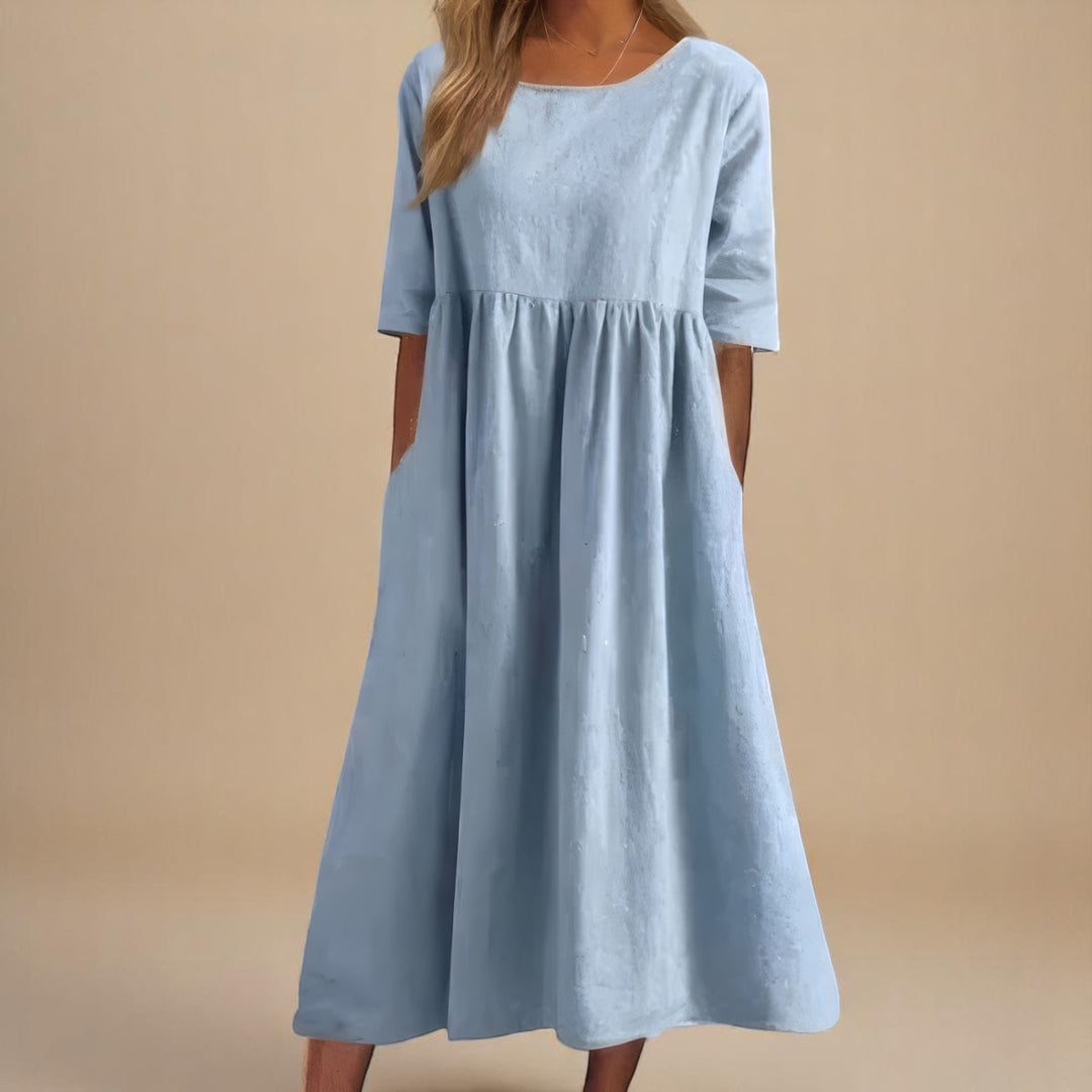 Emily | Classic Mid Sleeve Dress