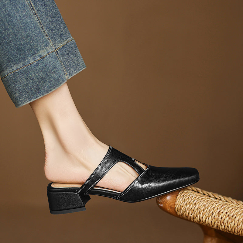 Wynne | Block-Heel Mules