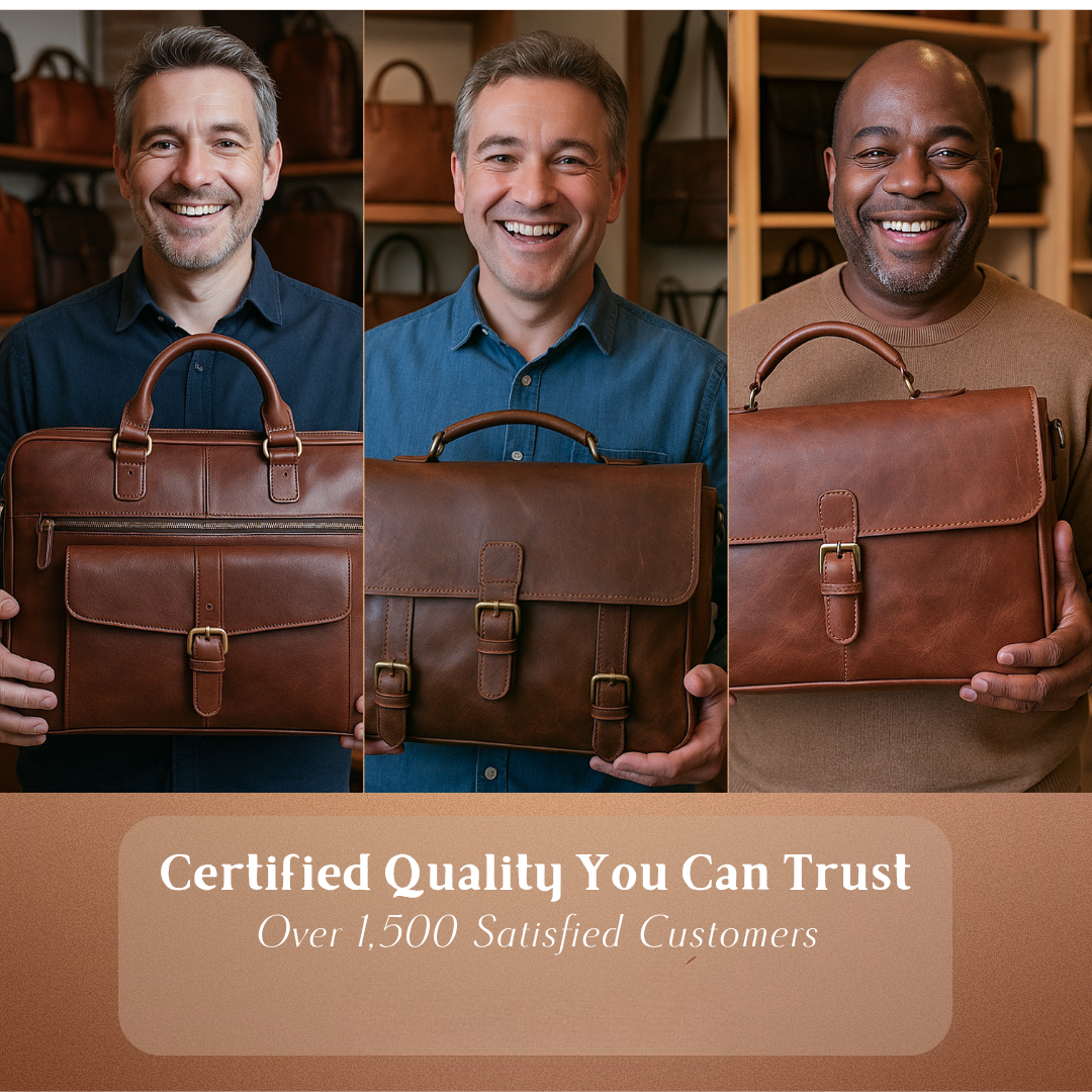 Ryan - Men's Leather Crossbody Business Bag