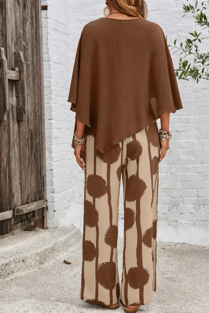 Donna™ |  Comfortable Elastic Waist Two-Piece Set