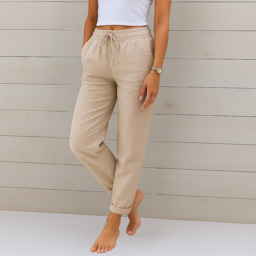 Lori | Breathable Pants with Elastic Waistband