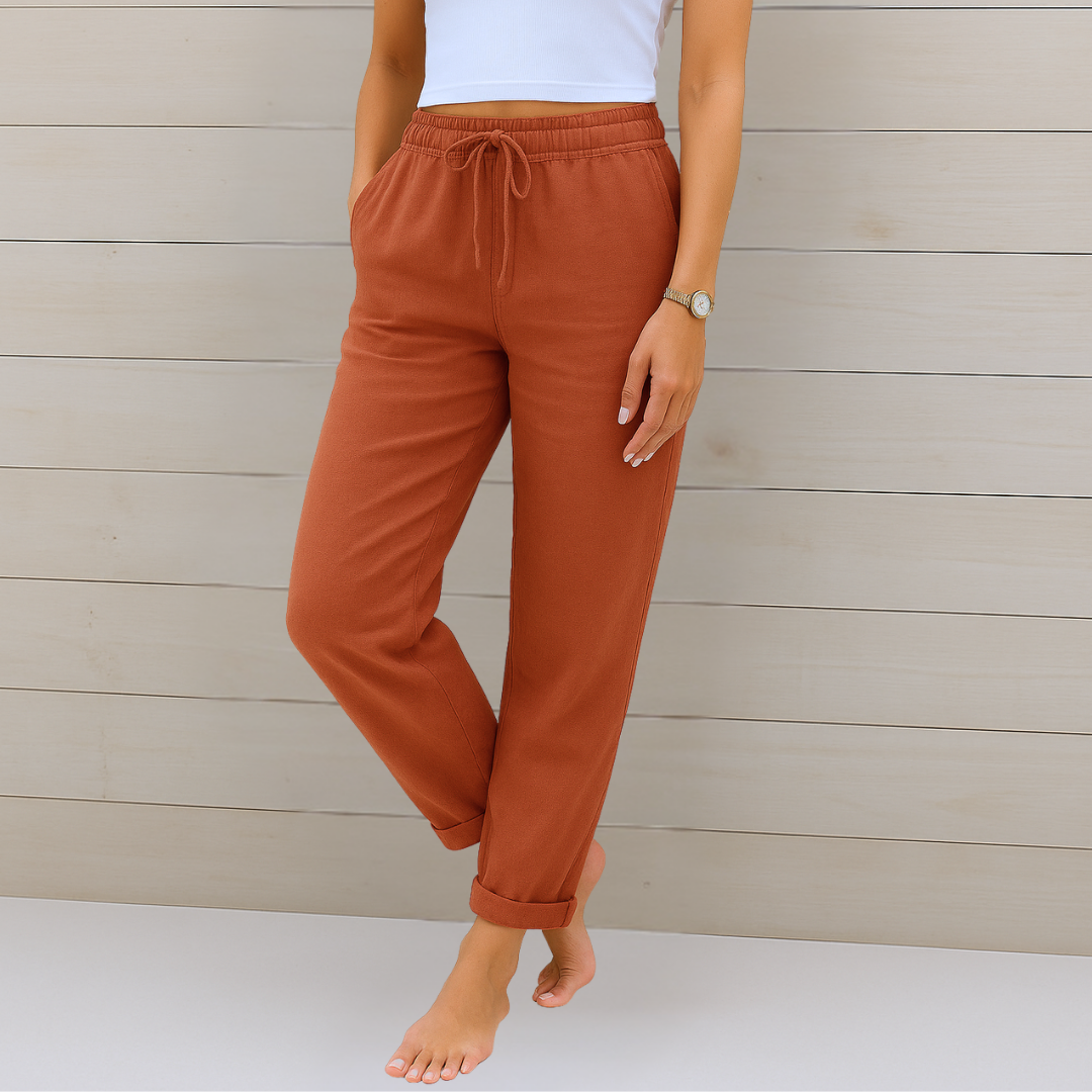 Lori | Breathable Pants with Elastic Waistband