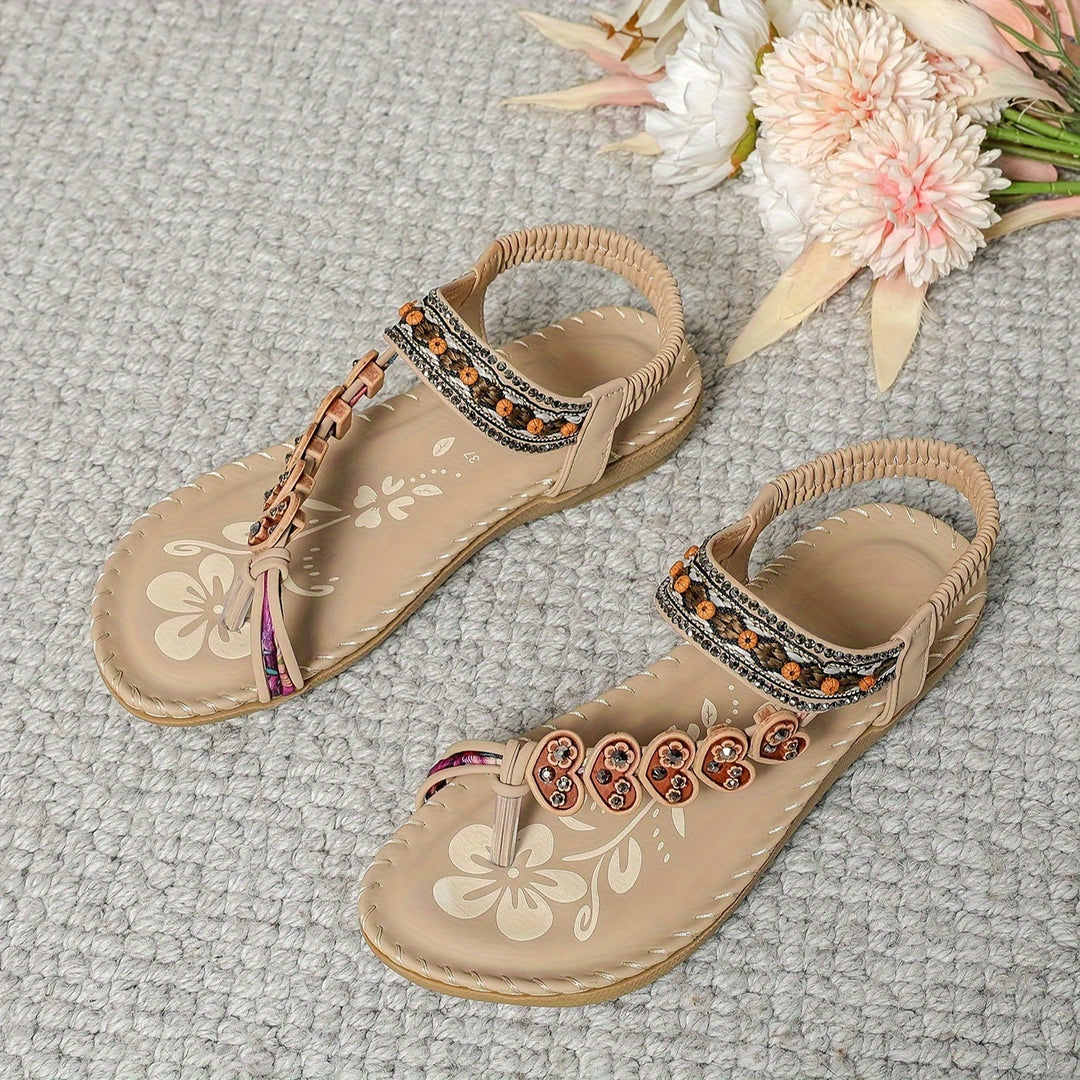 Stylish Women's Orthopedic Sandals With Decorative Straps