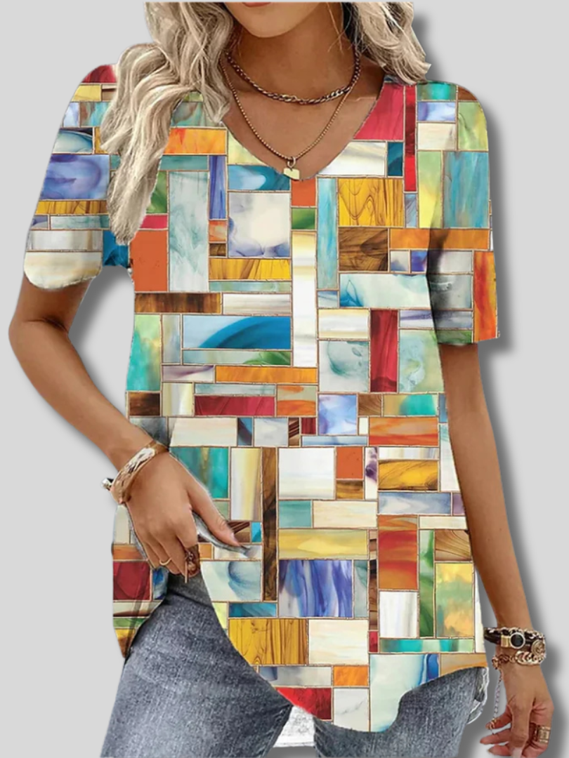 Edith™ | Women's Floral Print Blouse