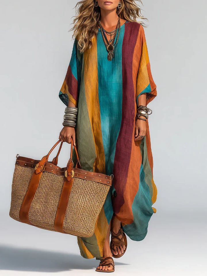 Lena™ | Women's Casual Short Sleeves Maxi Dress