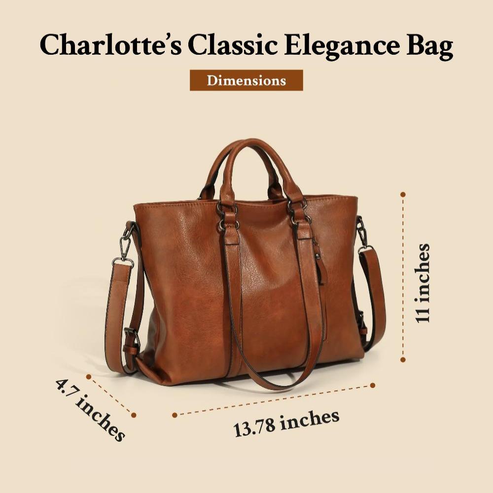 Charlotte's Timeless Charm | Vintage Tote Bag