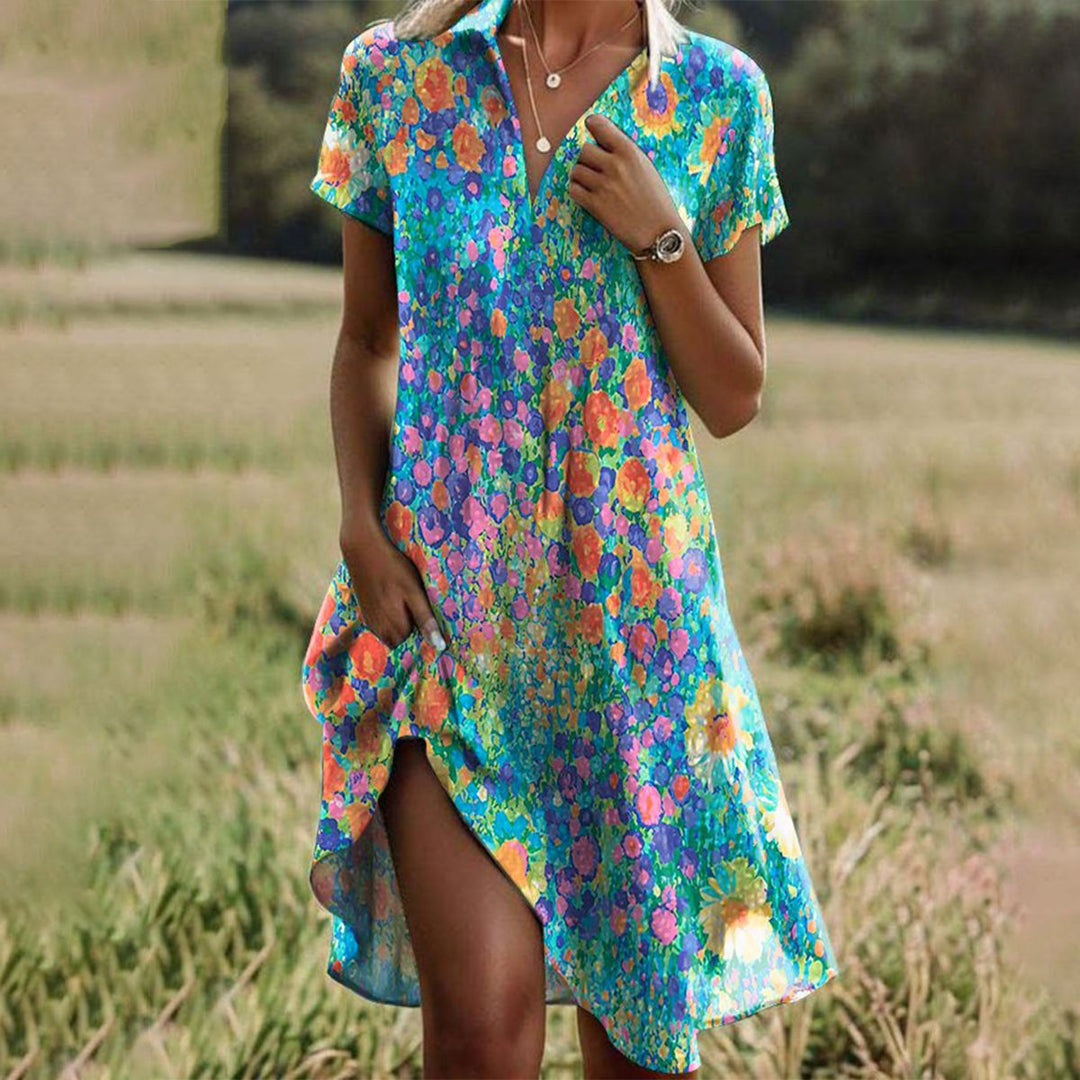 Eleanor | Butterfly Sleeve Summer Dress