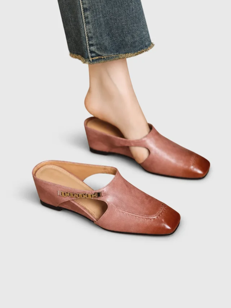Avella Leather Mules