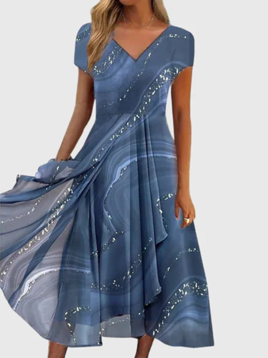 Aubrielle | Flowing Midi Dress