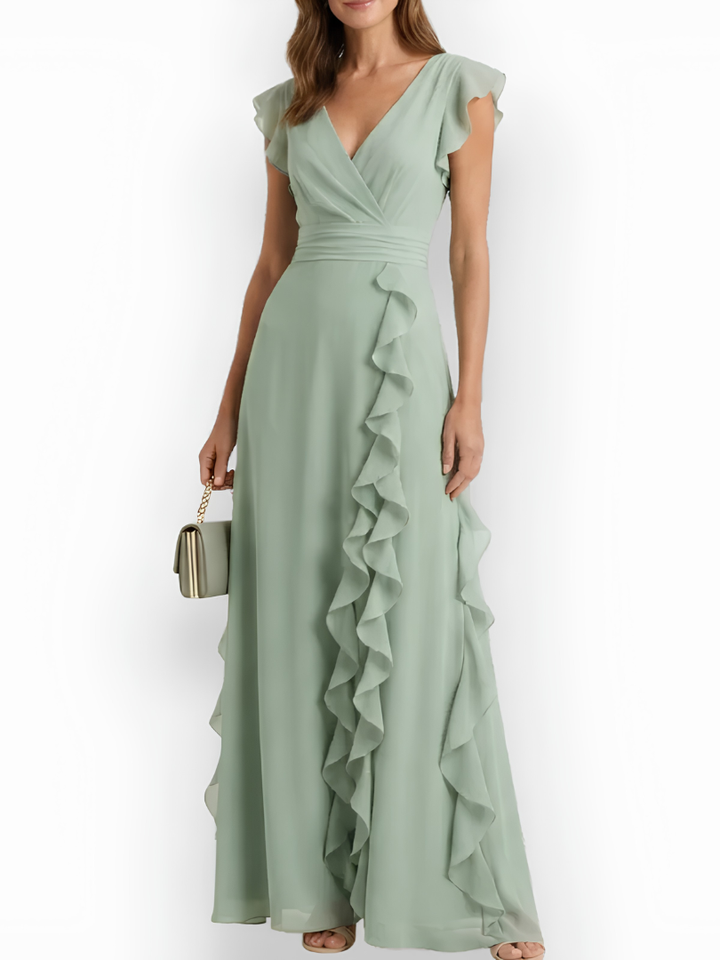 Emberly™ | Ruffled Formal Dress