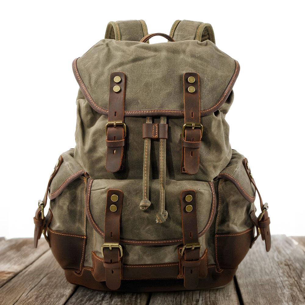 John - Durable Canvas Hiking Backpack for Adventurers