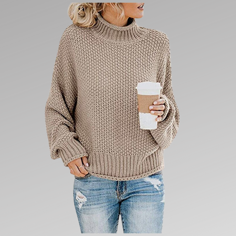Sian | Chunky Mock-Neck Sweater