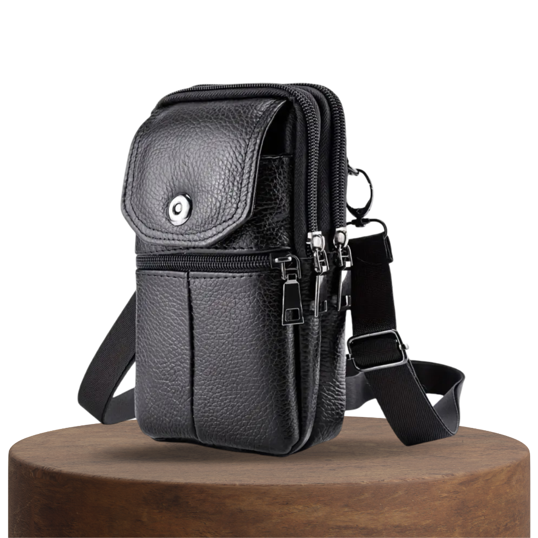 Robert - Sleek Leather Crossbody Bag for Travel and Everyday Use