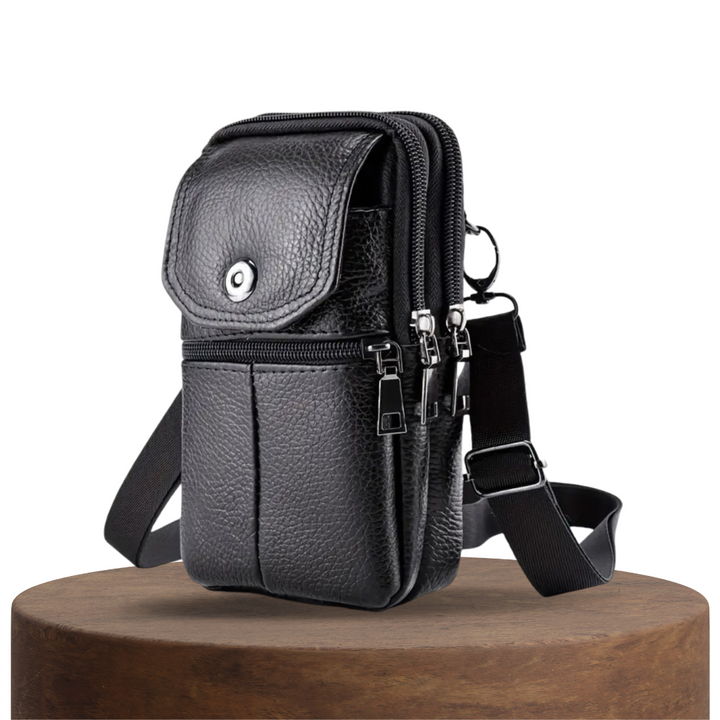 Robert - Sleek Leather Crossbody Bag for Travel and Everyday Use