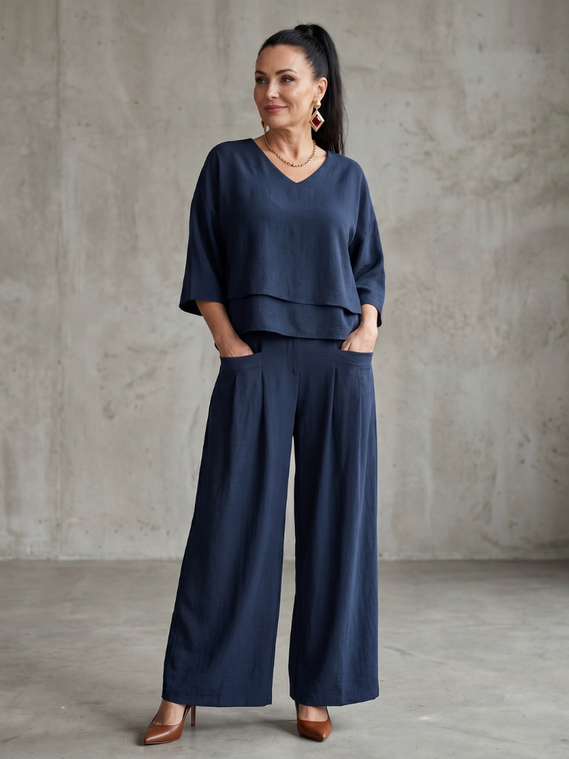 River - Layered Top Wide Leg Set