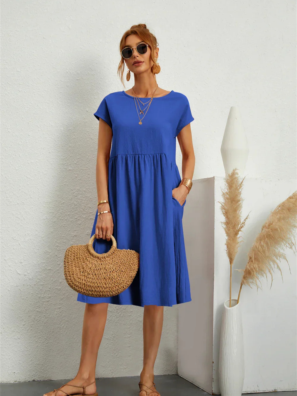 Emelda™ | Casual Summer Pocket Dress