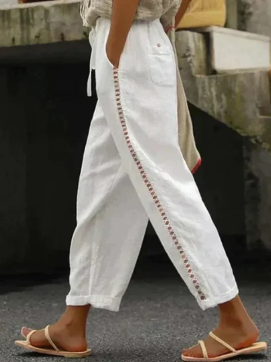 Abby | High-Waisted Tapered Trousers
