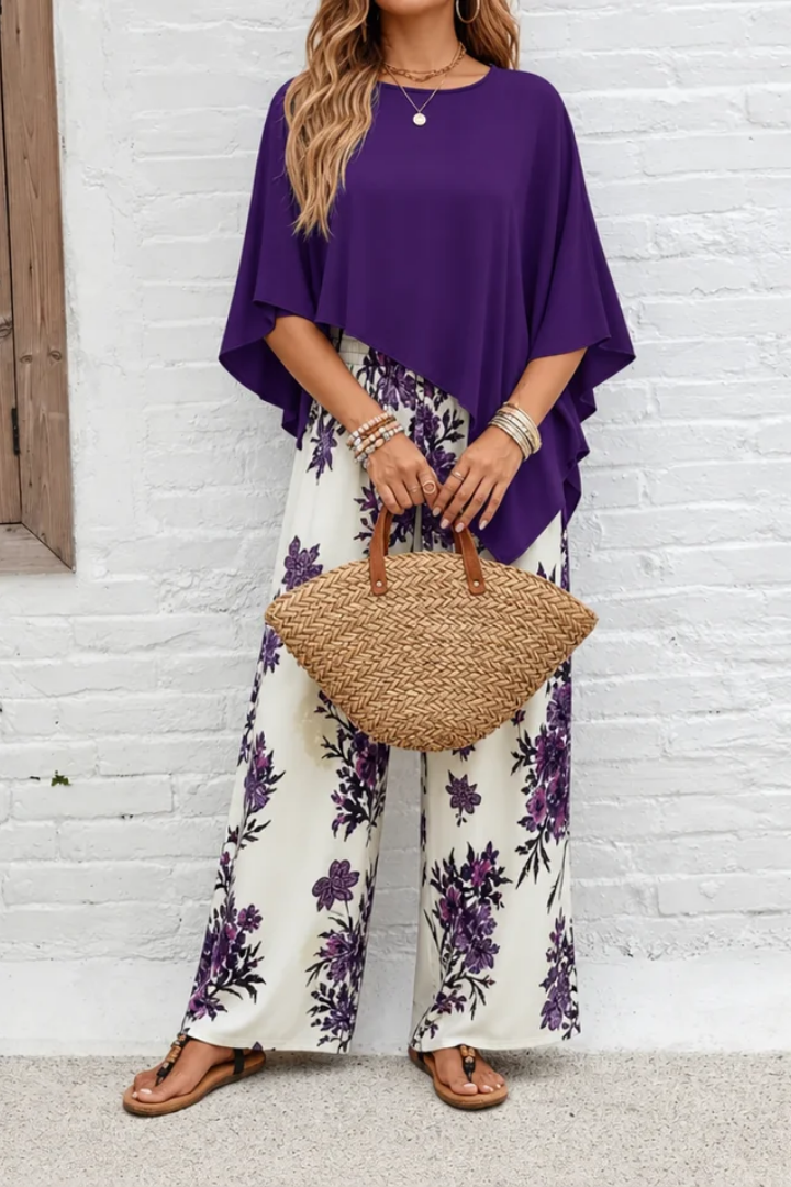 Cynthia™ |  Comfortable Elastic Waist Two-Piece Set
