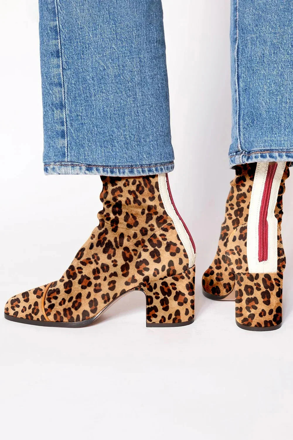 Quinn | Vibrant Zipper Ankle Boots