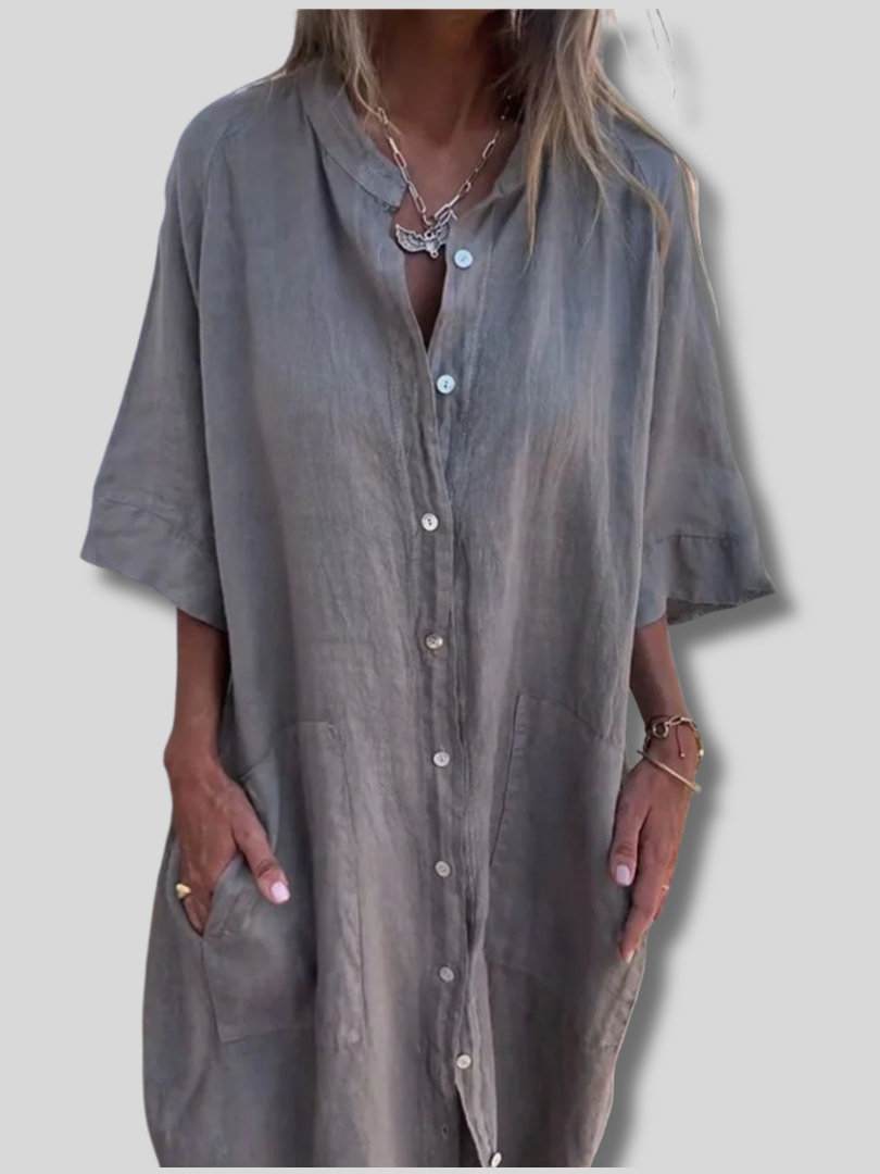 Valerie™ | Boho Shirt Dress