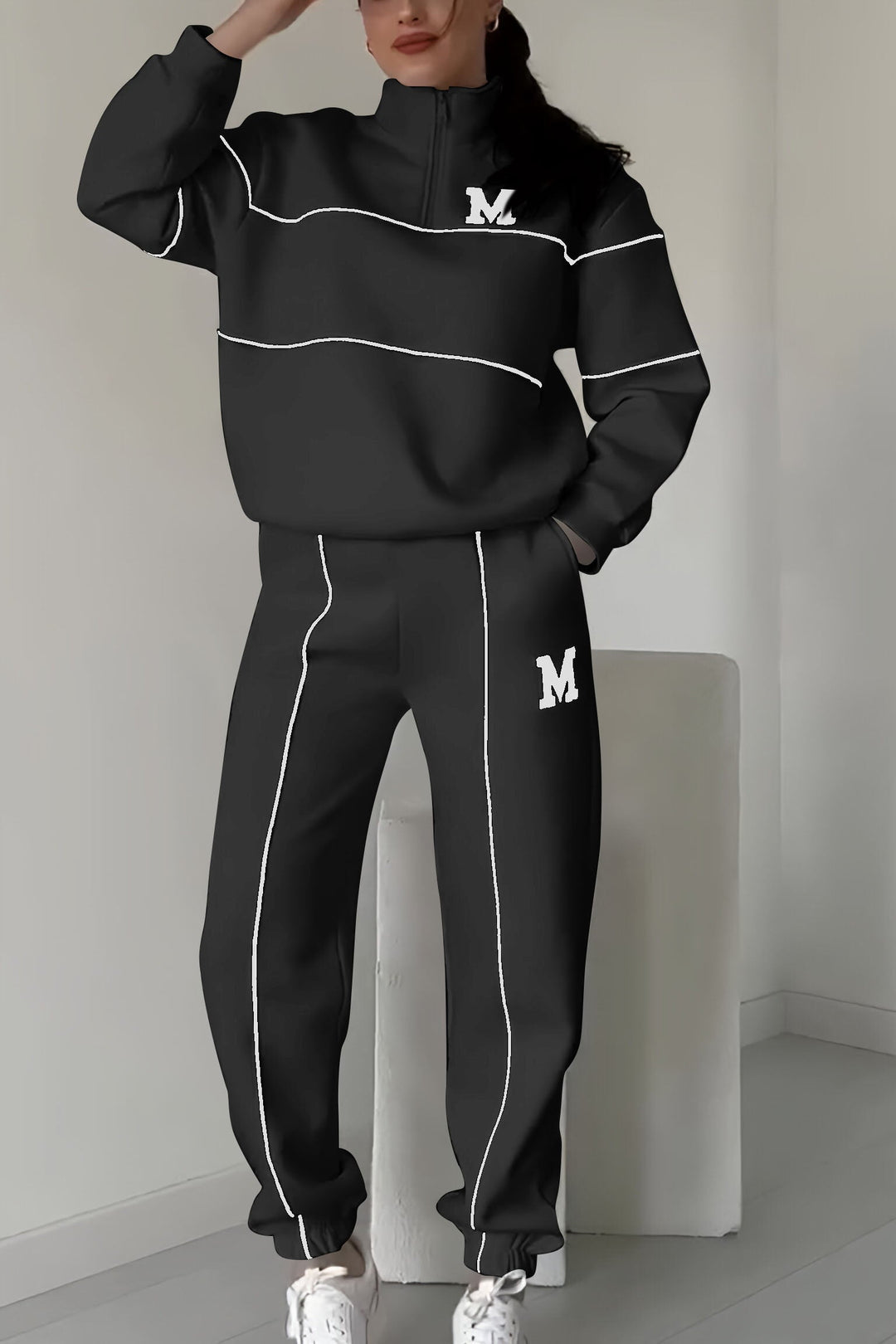 Clodagh | Varsity Sweater and Jogger Set