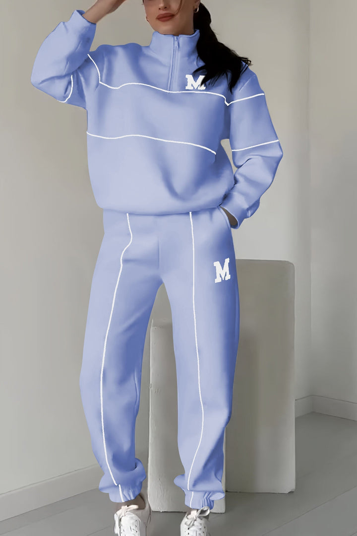 Clodagh | Varsity Sweater and Jogger Set