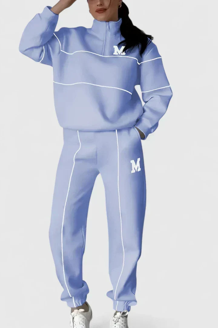 Clodagh | Varsity Sweater and Jogger Set