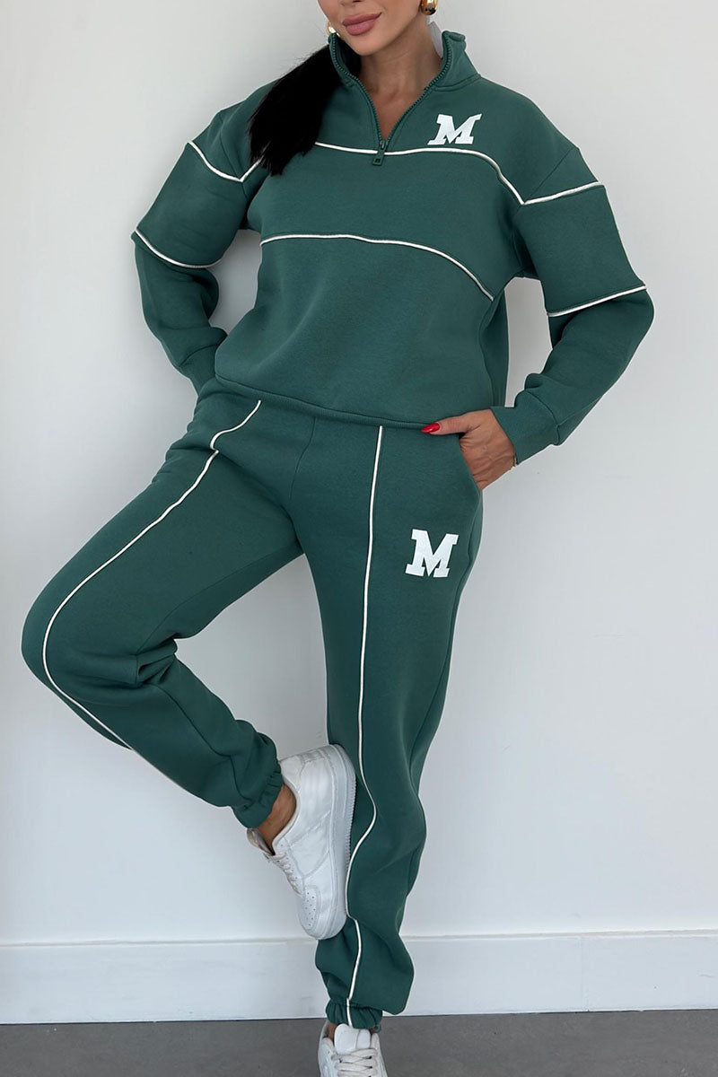 Clodagh | Varsity Sweater and Jogger Set