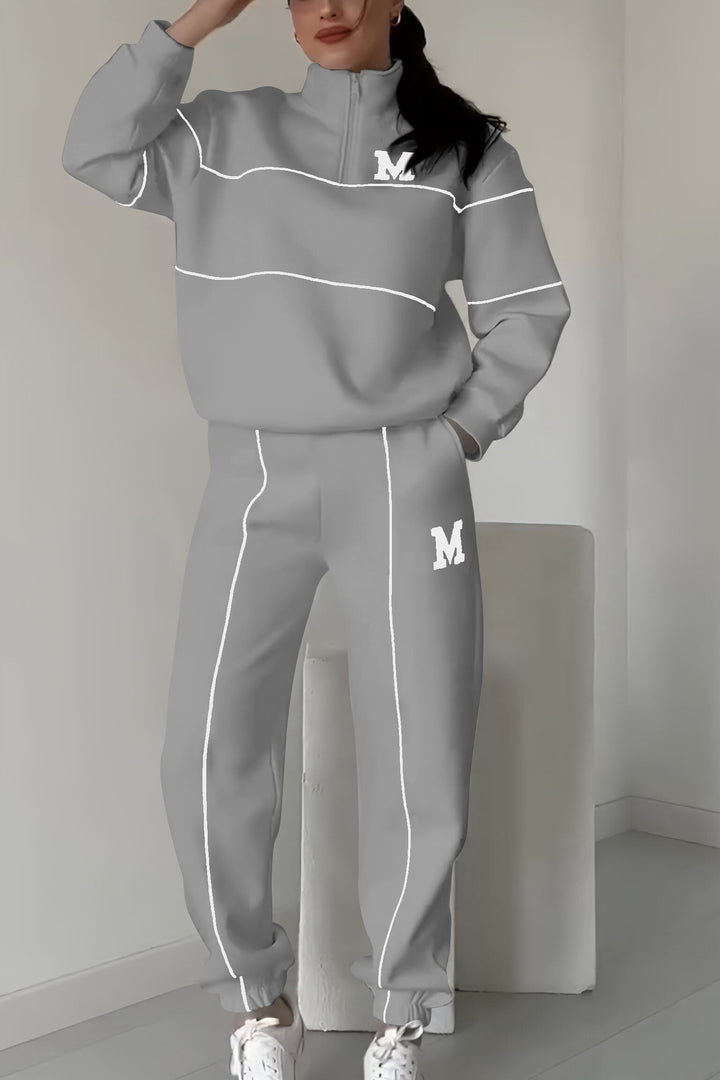 Clodagh | Varsity Sweater and Jogger Set
