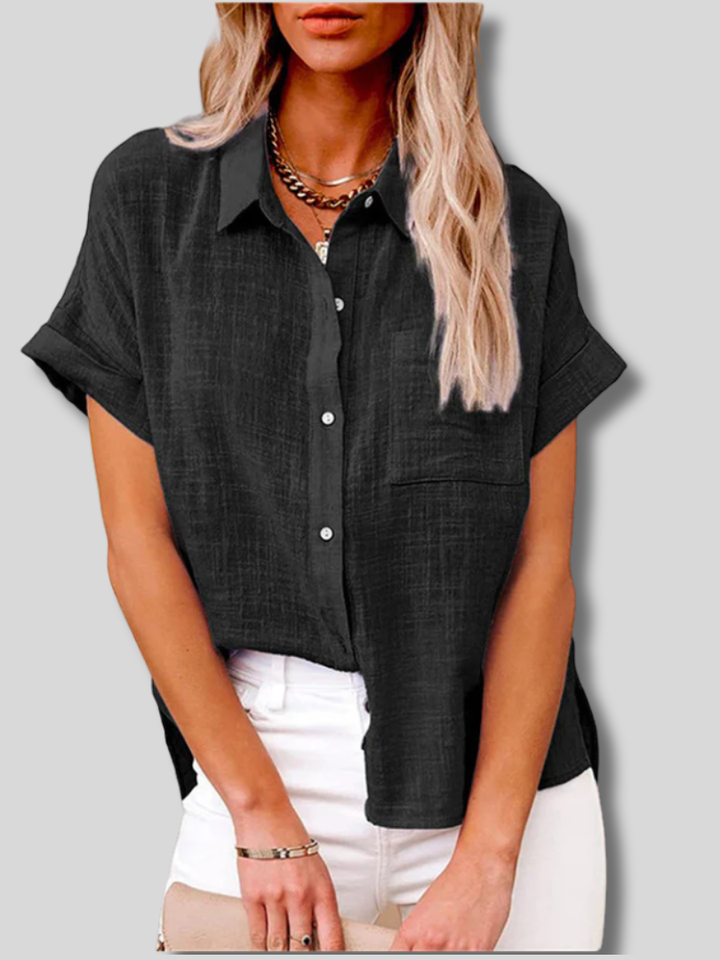 Women’s Shirt | Short Sleeve Button Down
