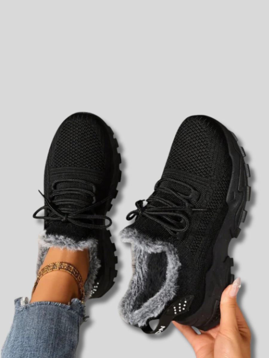 Chloe | Lace-Up Winter Sneakers