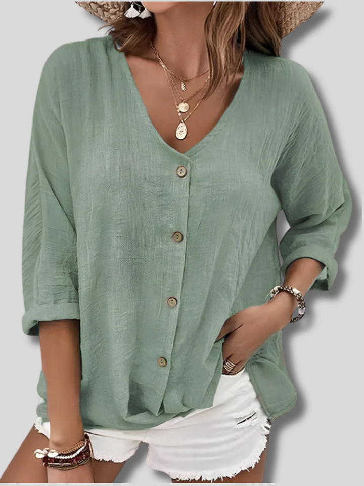 Women’s Blouse | Relaxed Button-Up
