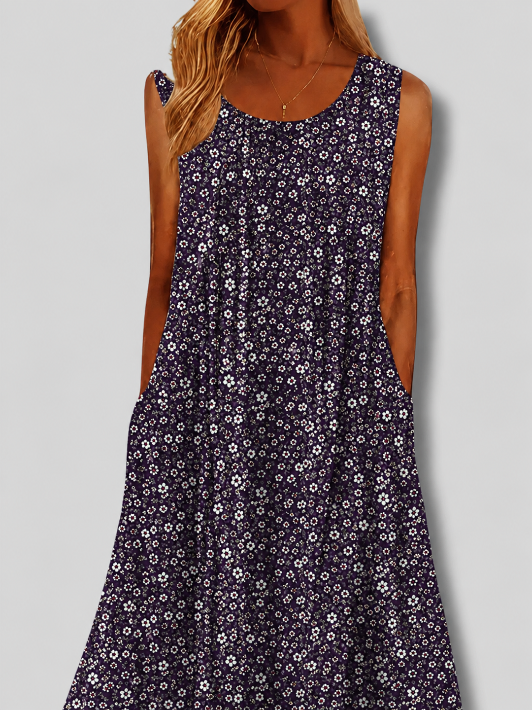 Ellen™ | Sleeveless A-line Mini Dress