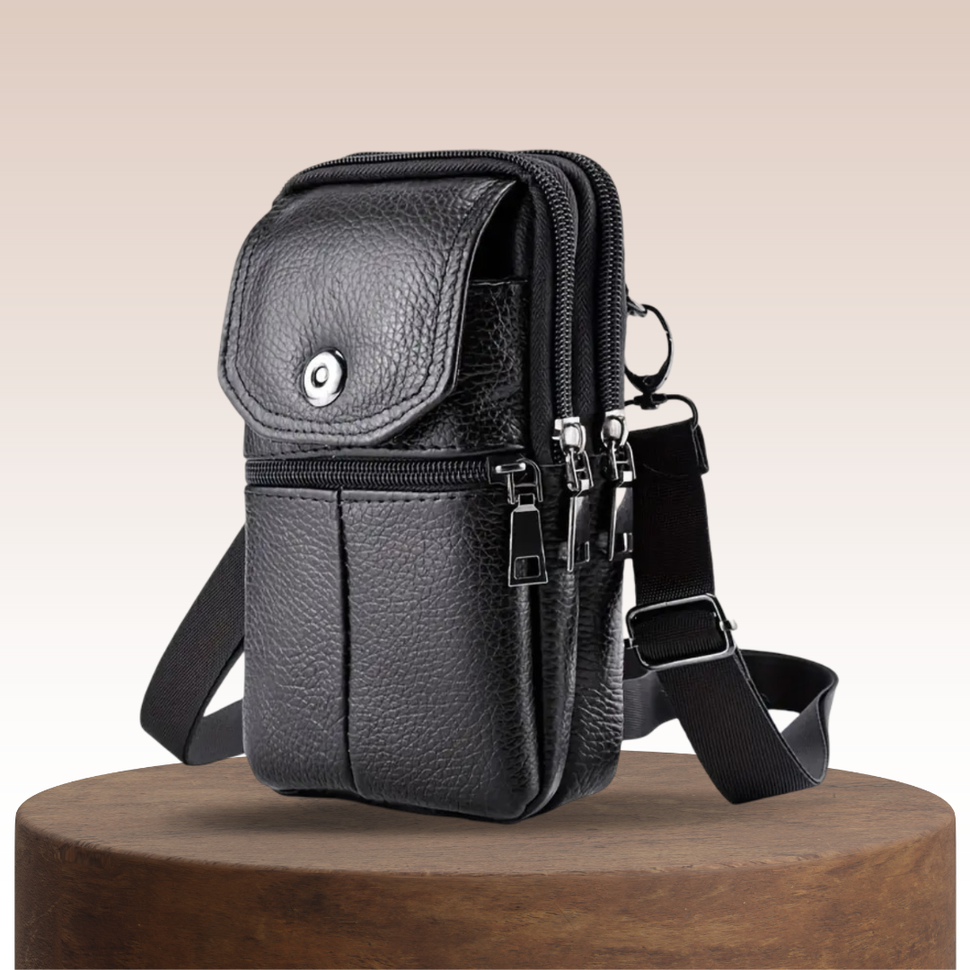 Robert - Sleek Leather Crossbody Bag for Travel and Everyday Use